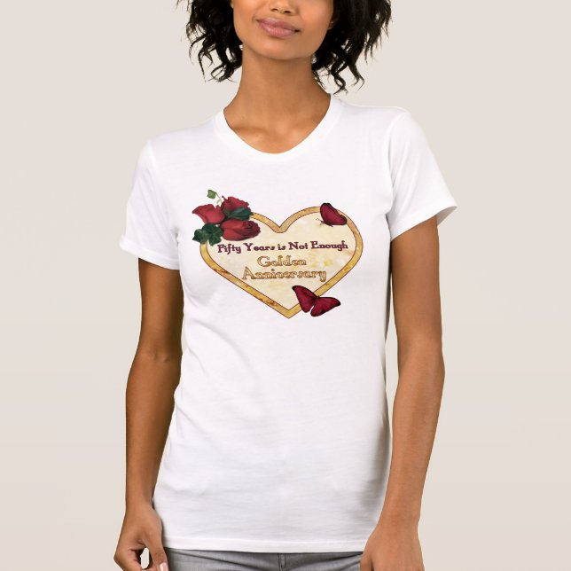 Goldenes 50-jähriges Jubiläum T-Shirt (Vorderseite)
