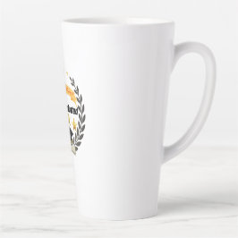 Goldenes Abschluss Abzeichen im eleganten Stil Milchtasse