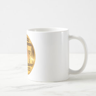 Goldenes Afrikanisches Ethno-Kunstprintdesign Kaffeetasse