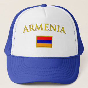 Goldenes Armenien Truckerkappe