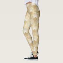 Goldenes Art-Deko geometrisches Muster