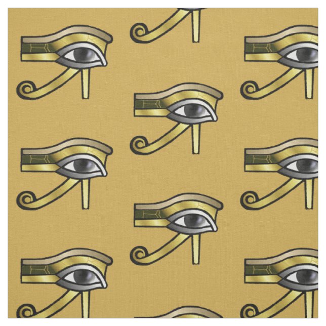 Goldenes Auge von Horus Stoff (Muster)