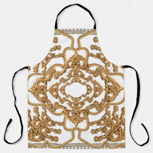 Goldenes Barock: Luxuriöses Ornament Design. Schürze