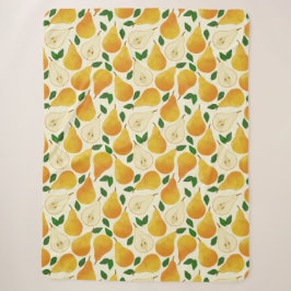 Goldenes Birnenmuster Sherpadecke