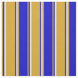 Goldenes, blaues und hellgelbes Farbmuster Stoff