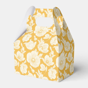 Goldenes Blumen-Muster Geschenkschachtel