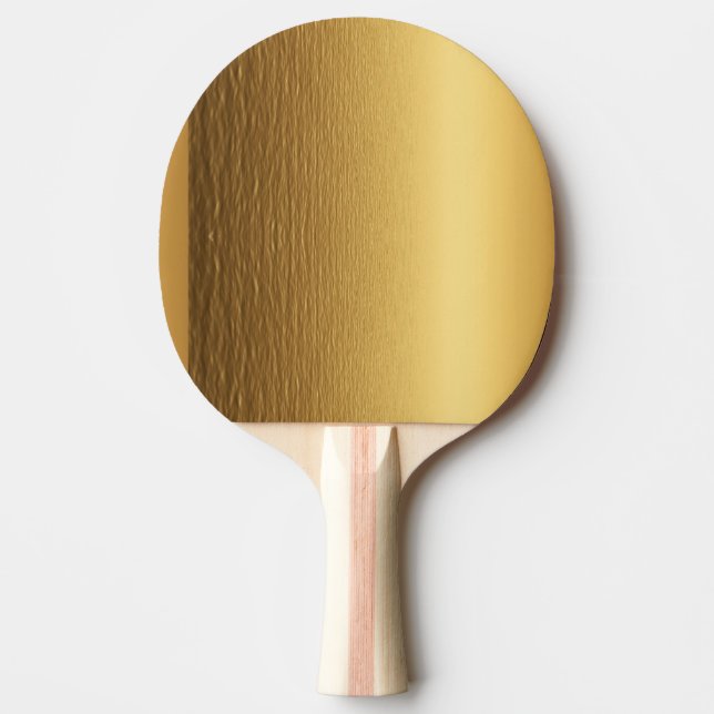 Goldenes Brown-Klingeln Pong Paddel Tischtennis Schläger (Vorderseite)