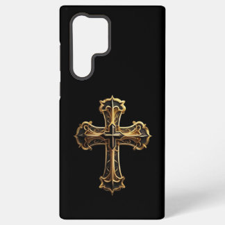 Goldenes Christus-Kreuz 2 Samsung Galaxy Hülle