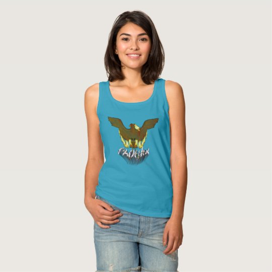 Goldenes Damen-Trägershirt Phoenix Tank Top