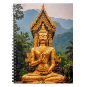 Goldenes Dhamma in den nördlichen Hügeln Notizblock