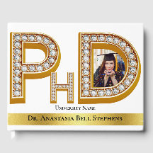 Goldenes Doktorat PhD Abschluss Zeremonie Party Fo