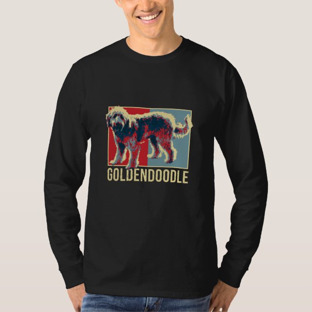 Goldenes Doodle T-Shirt (Vorderseite)