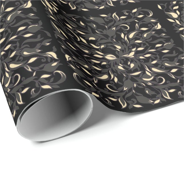 Goldenes Duschpapier Geschenkpapier (Rolleneckpunkt)
