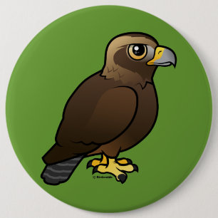 Goldenes Eagle Button