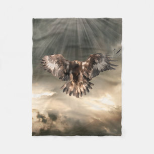 Goldenes Eagle Fleecedecke