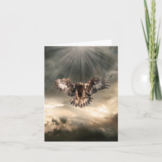 Goldenes Eagle Karte (Vorderseite)