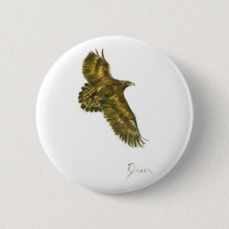 Goldenes Eagle-Knopf Button