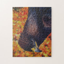Goldenes Eagle mit Haltungspuzzlespiel