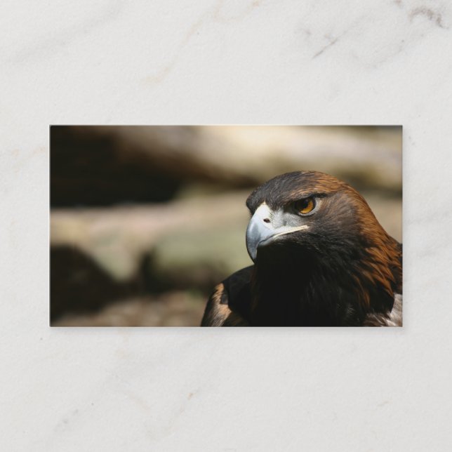 Goldenes Eagle-Visitenkarte Visitenkarte (Vorderseite)