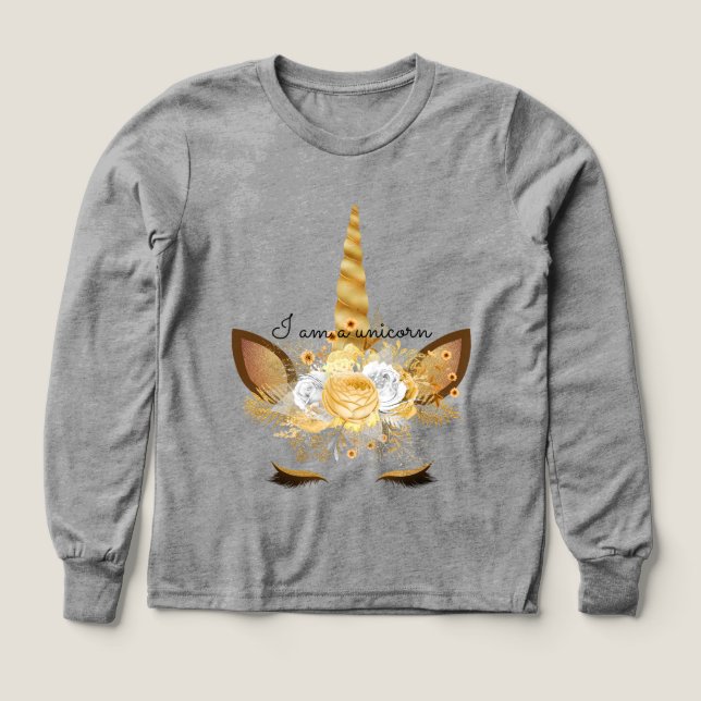 Goldenes Einhorn (Design Vorderseite)