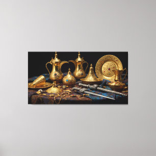 Goldenes Erbe - Ein Meisterwerk der Eleganz Leinwanddruck