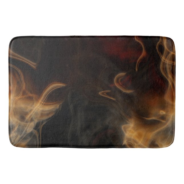 Goldenes Feuer Badematte (Vorderseite)