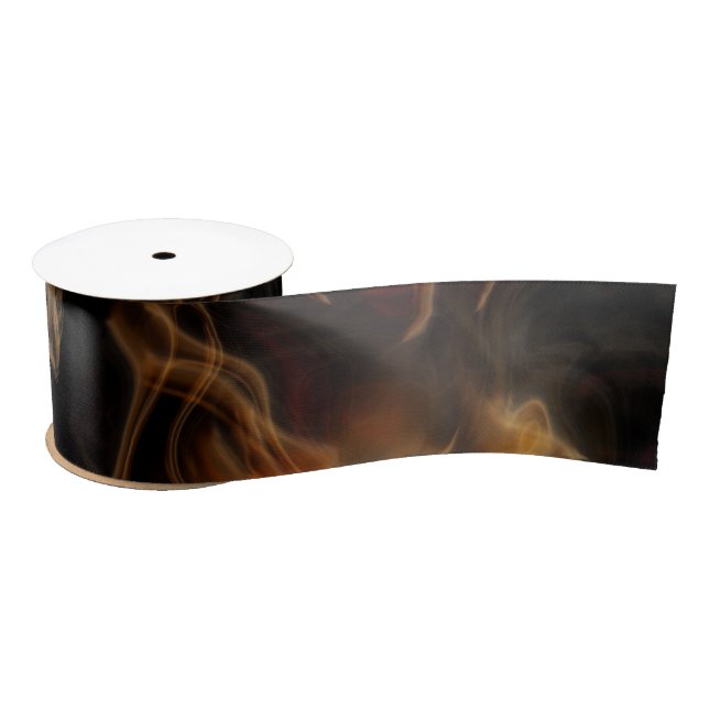 Goldenes Feuer Satinband (Spule)