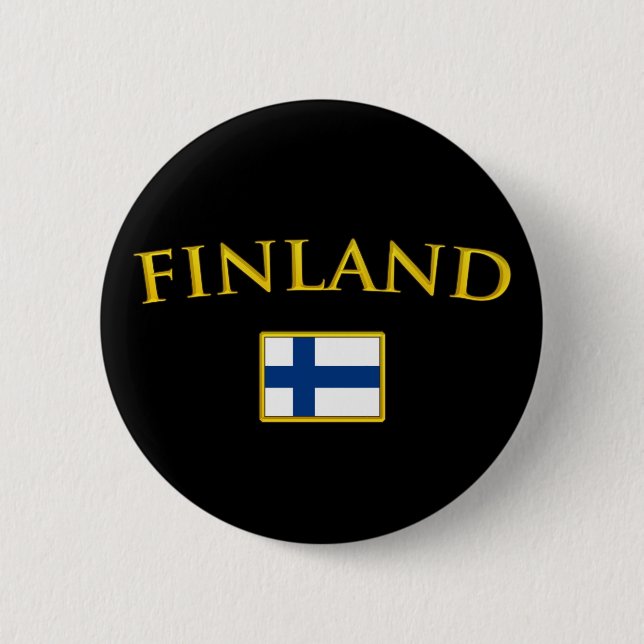 Goldenes Finnland Button (Vorderseite)