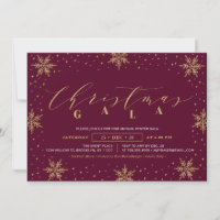 Goldenes Firmen-Weihnachtsgala, Weihnachtsfeier
