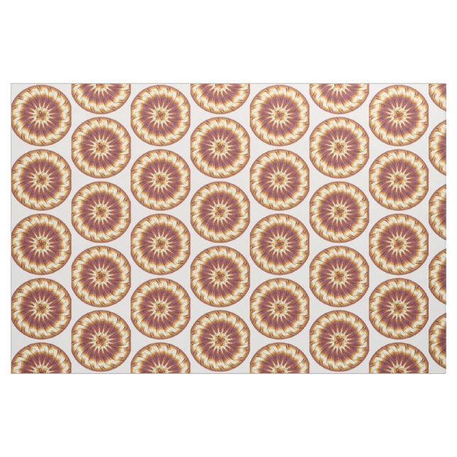 Goldenes Fraktalelement Stoff (Fat Quarter (45,7 x 55,9 cm))