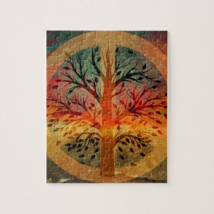 Goldenes Friedenszeichen