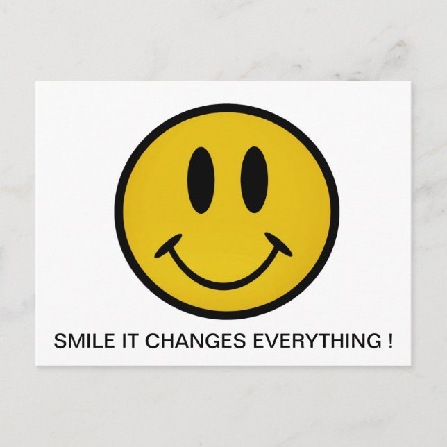 Goldenes Gesicht Postkarte (Vorderseite)