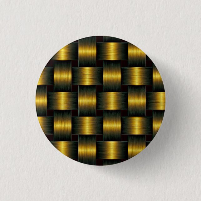 Goldenes Gitter mit Goldtasten Button (Vorderseite)