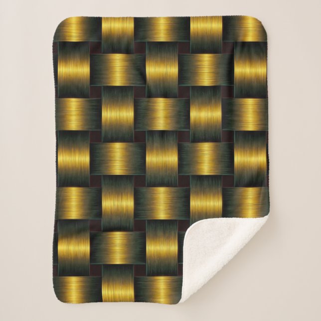 Goldenes Gitter Sherpadecke (Vorderseite)