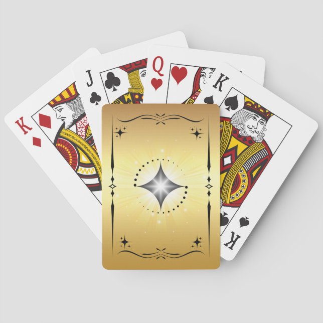 Goldenes Glück Spielkarten (Rückseite)