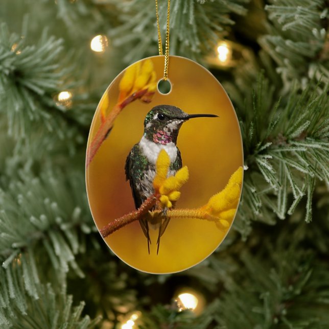 Goldenes Glühen Keramik Ornament (Baum)