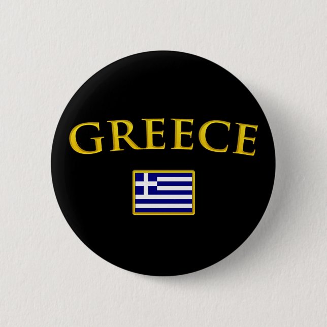 Goldenes Griechenland Button (Vorderseite)