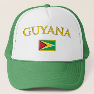 Goldenes Guyana Truckerkappe