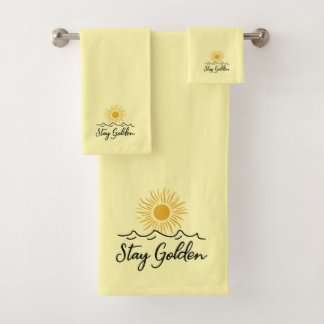 Goldenes Handtuch bleibe - Soft, stilvoll & Sun Badhandtuch Set