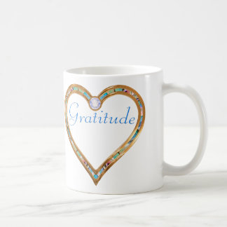 Goldenes Herz, OM, Dankbarkeit Kaffeetasse