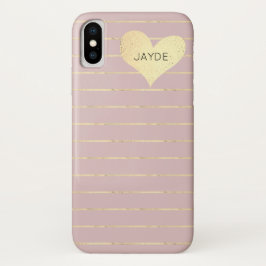 Goldenes Herz und Blush Handy Fall Case-Mate iPhone Hülle