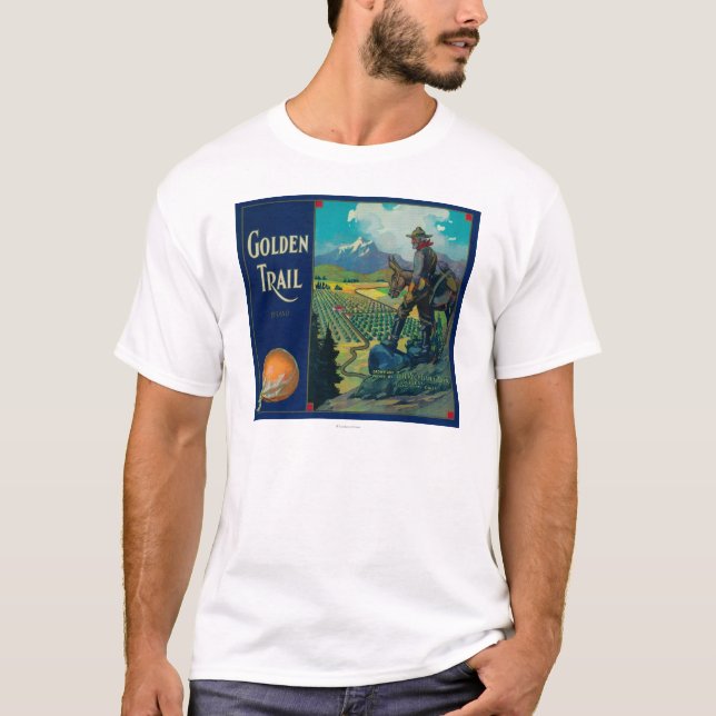 Goldenes Hinterorange Aufkleber #2Success, CA T-Shirt (Vorderseite)