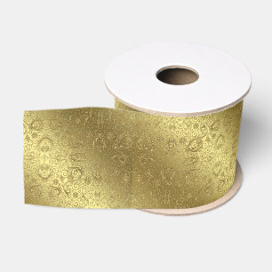 Goldenes Hochzeitstag-Band Ripsband