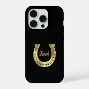 Goldenes Hufeisen iPhone 15 Pro Hülle