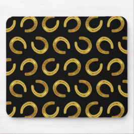 Goldenes Hufeisen Mousepad