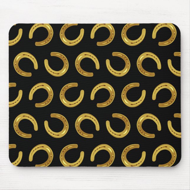 Goldenes Hufeisen Mousepad (Vorne)