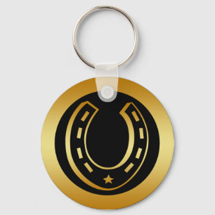 GOLDENES HUFEISEN SCHLÜSSELANHÄNGER