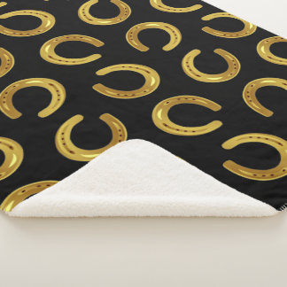 Goldenes Hufeisen Sherpadecke