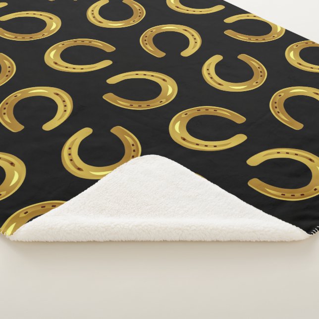 Goldenes Hufeisen Sherpadecke (3/4)