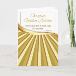 Goldenes Jubiläum des religiösen Lebens, Karte